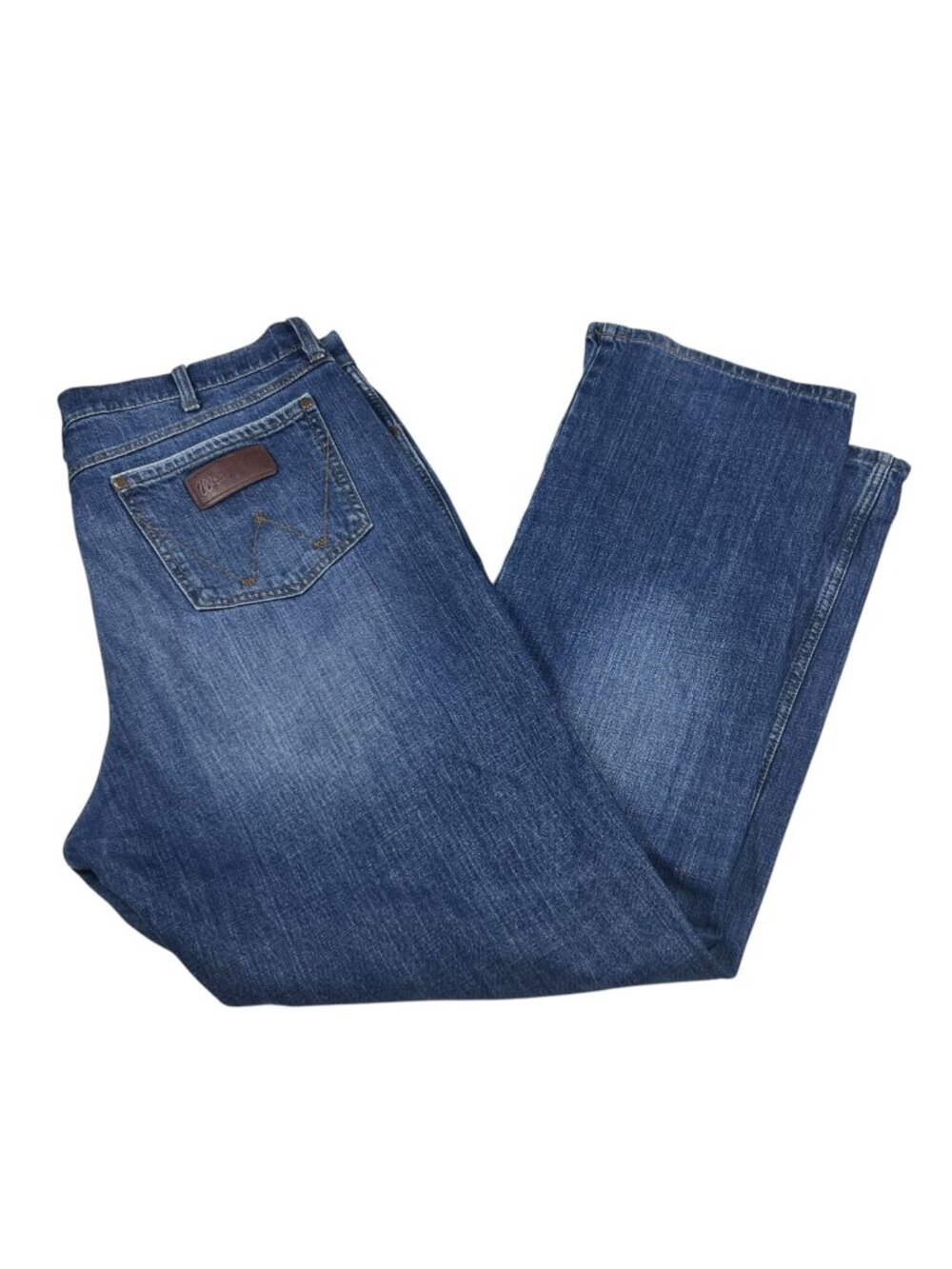 Wrangler Retro Mens Relaxed Boot Denim Jeans Size 38x32 Medium Wash Western